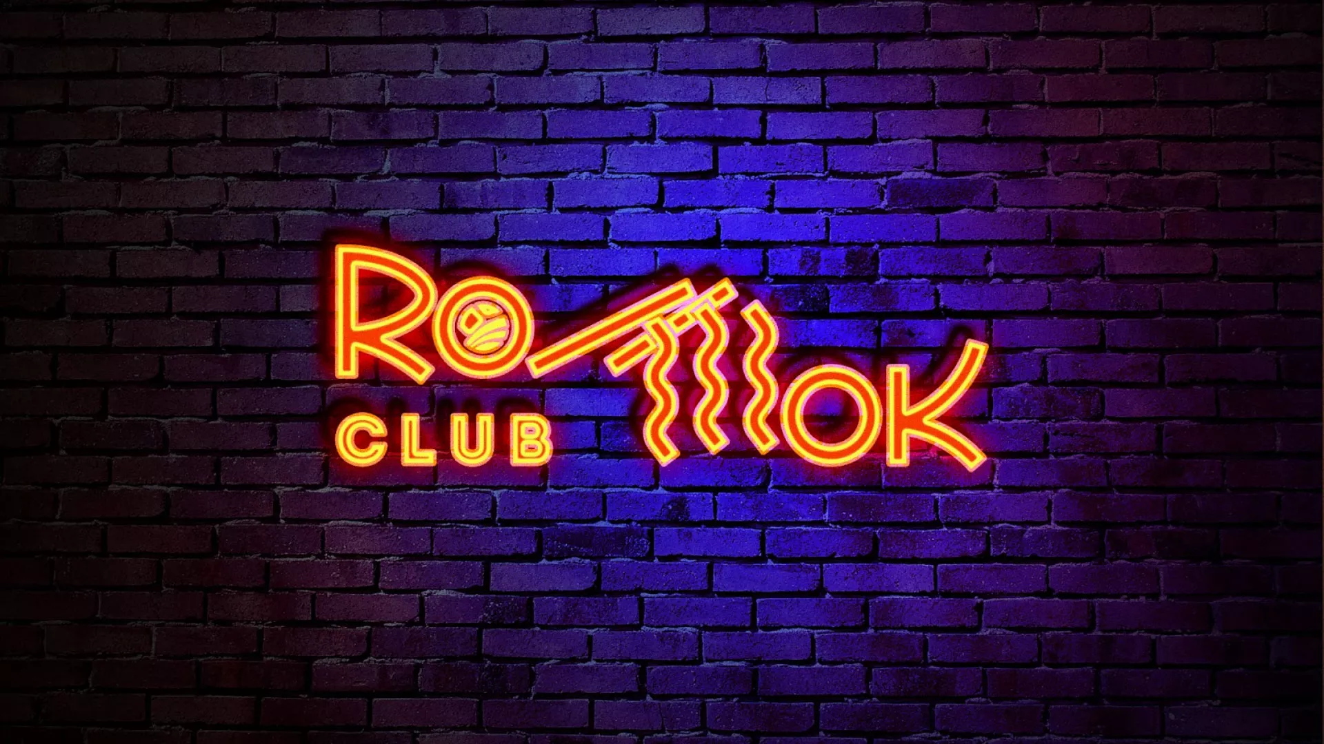 Разработка интерьерной вывески суши-бара «Roll Wok Club» в Колпашево